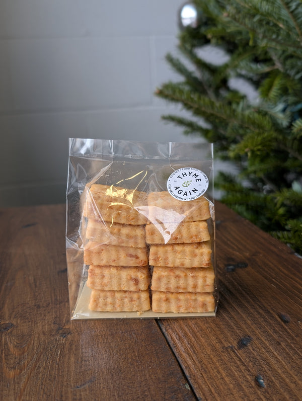 Thyme & Again Cheddar Shortbread