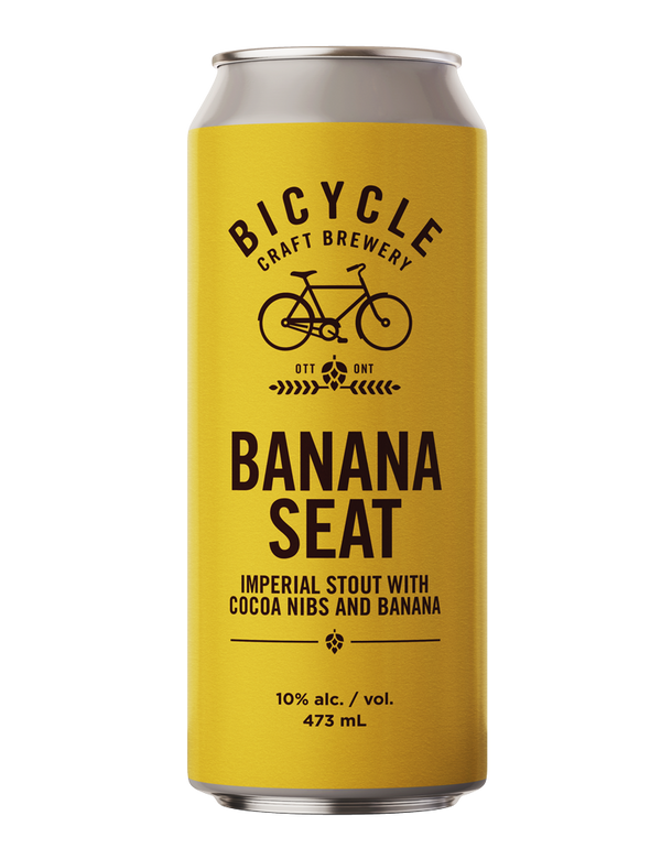 Banana Seat Imperial Stout with Cocoa Nibs and Banana