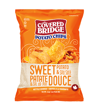 Sweet Potato & Sea Salt - Covered Bridge Chips (Large Bag)
